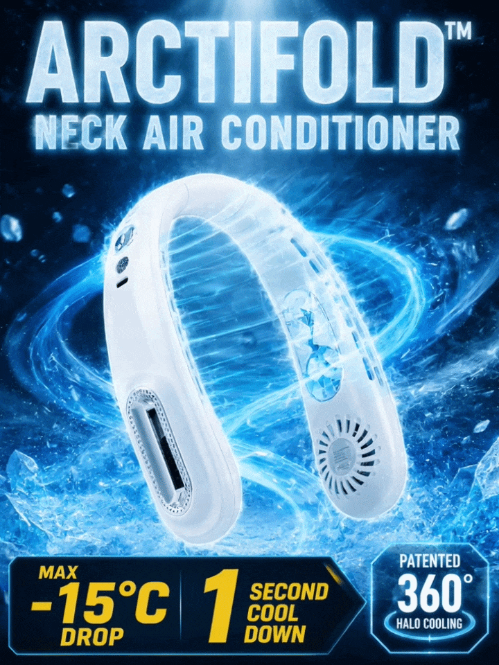 [Wearable Air Conditioner] Cooling Neck Fan — Ultra-Light & Silent#viralproducts #coolinghack #summergadgets #tiktokmademebuyit #coolgadgets #travelessential