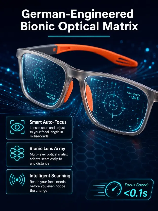Sports-style 2-in-1 UV-protective photochromic reading glasses