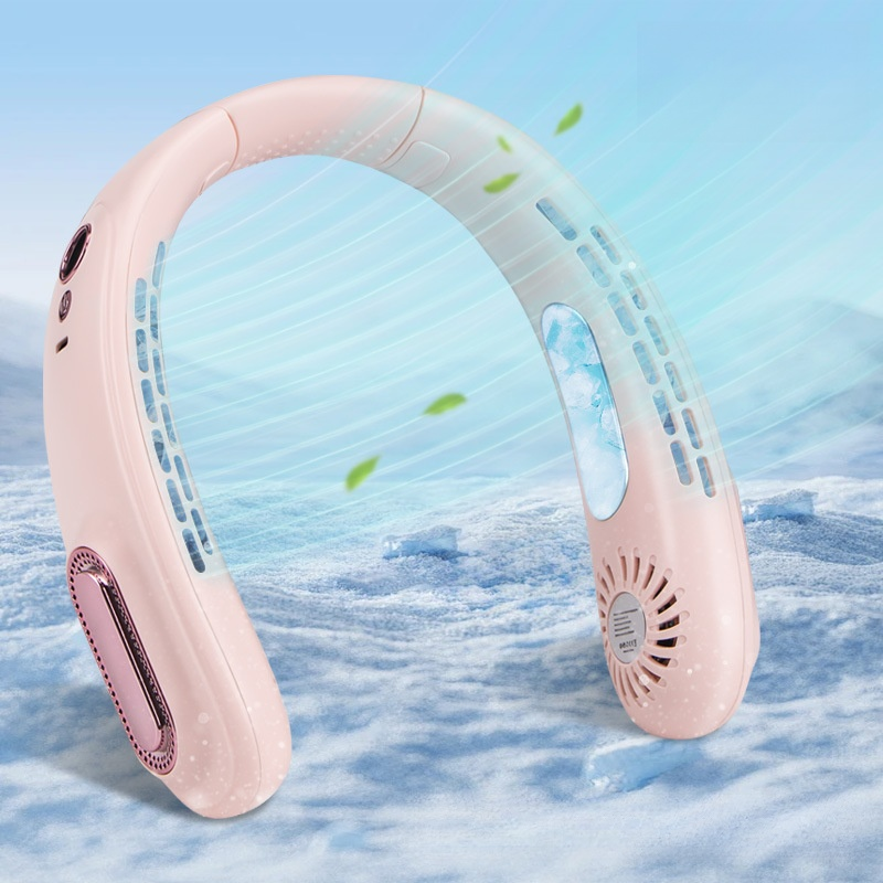 [Wearable Air Conditioner] Cooling Neck Fan — Ultra-Light & Silent#viralproducts #coolinghack #summergadgets #tiktokmademebuyit #coolgadgets #travelessential