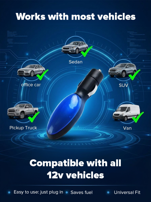 【Fuel consumption reduced by 50%】Portable universal car fuel saver⛽ Fuel prices keep going up.⚡What if your car could use fuel more efficiently?