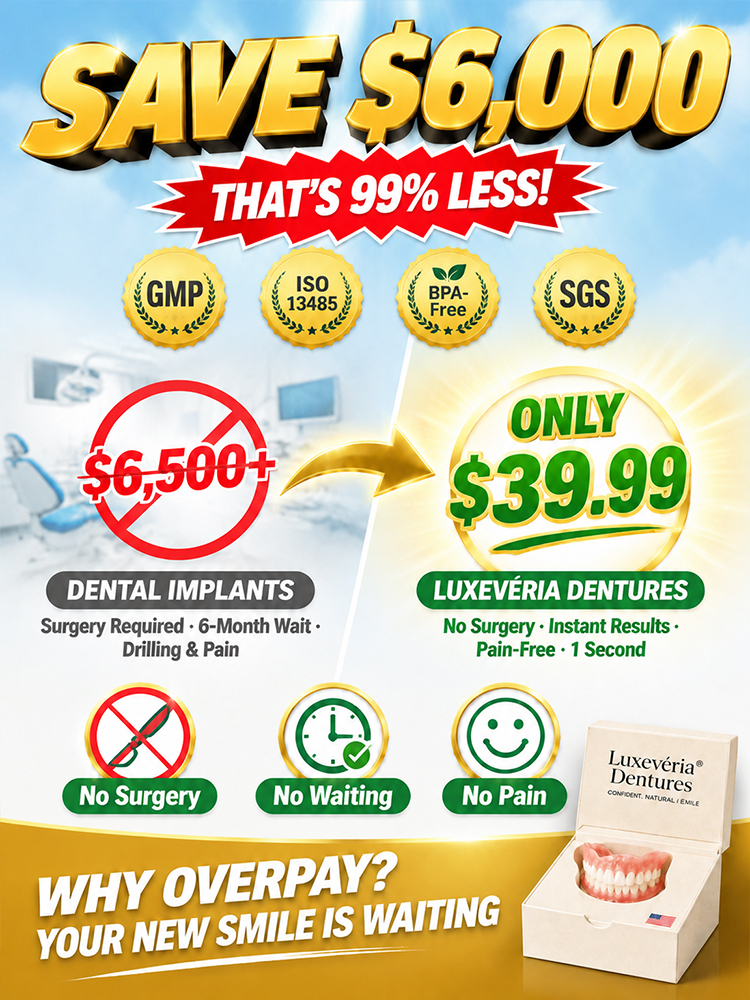 [Stays Secure All Day] Professionally Customized Dentures🦷 Get a charming smile in 1 second – no need to endure the pain of dental visits or spend a fortune!
