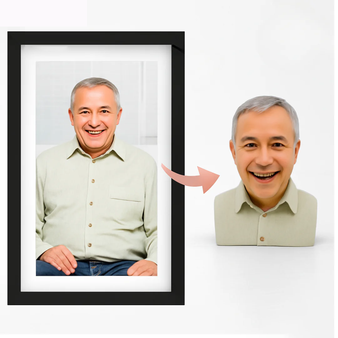 Miniature Memory | Personalized Mini 3D Portrait - 8cm