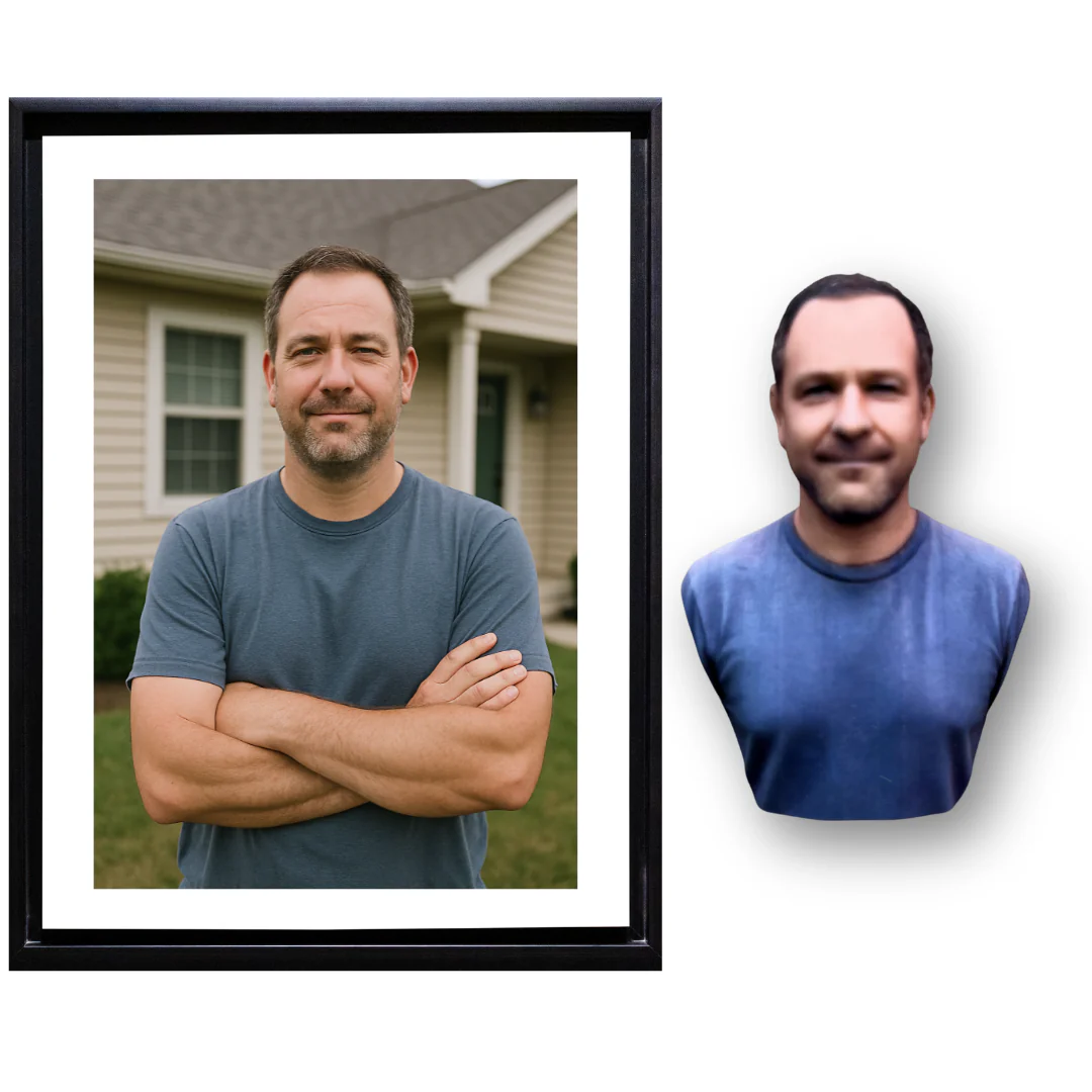 Miniature Memory | Personalized Mini 3D Portrait - 8cm