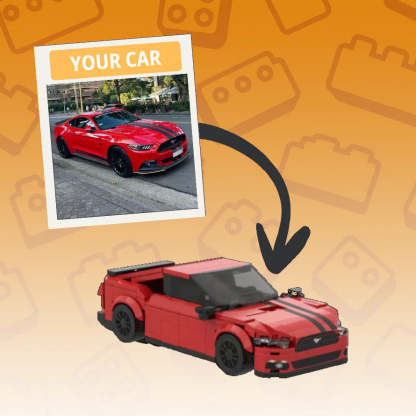 50% OFF💕Worlds First Customized Car Brick Set