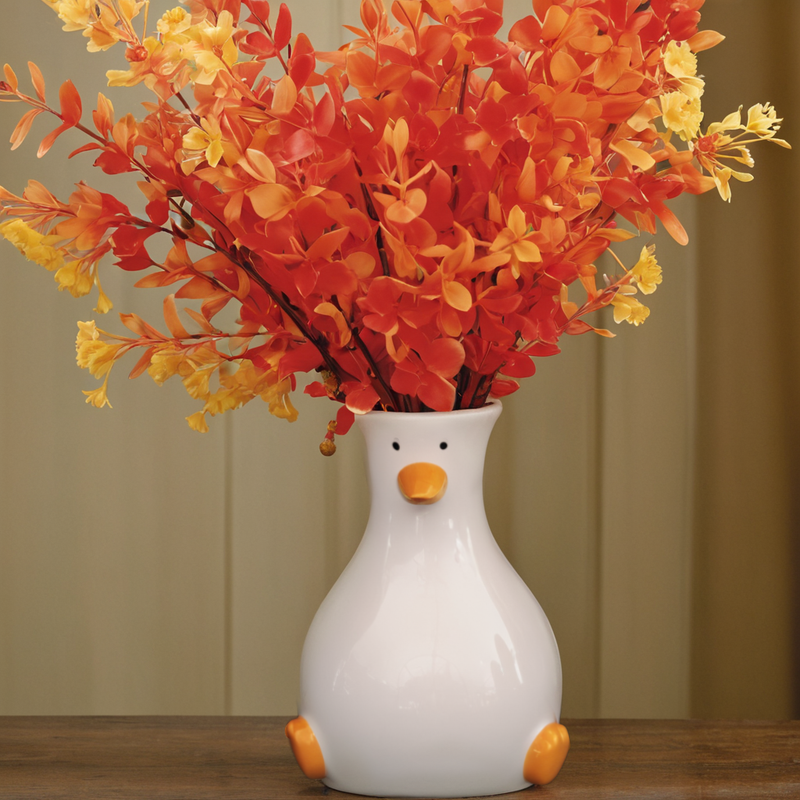 Ceramic Dice Vase for Dried Flowers - Modern Home Decor