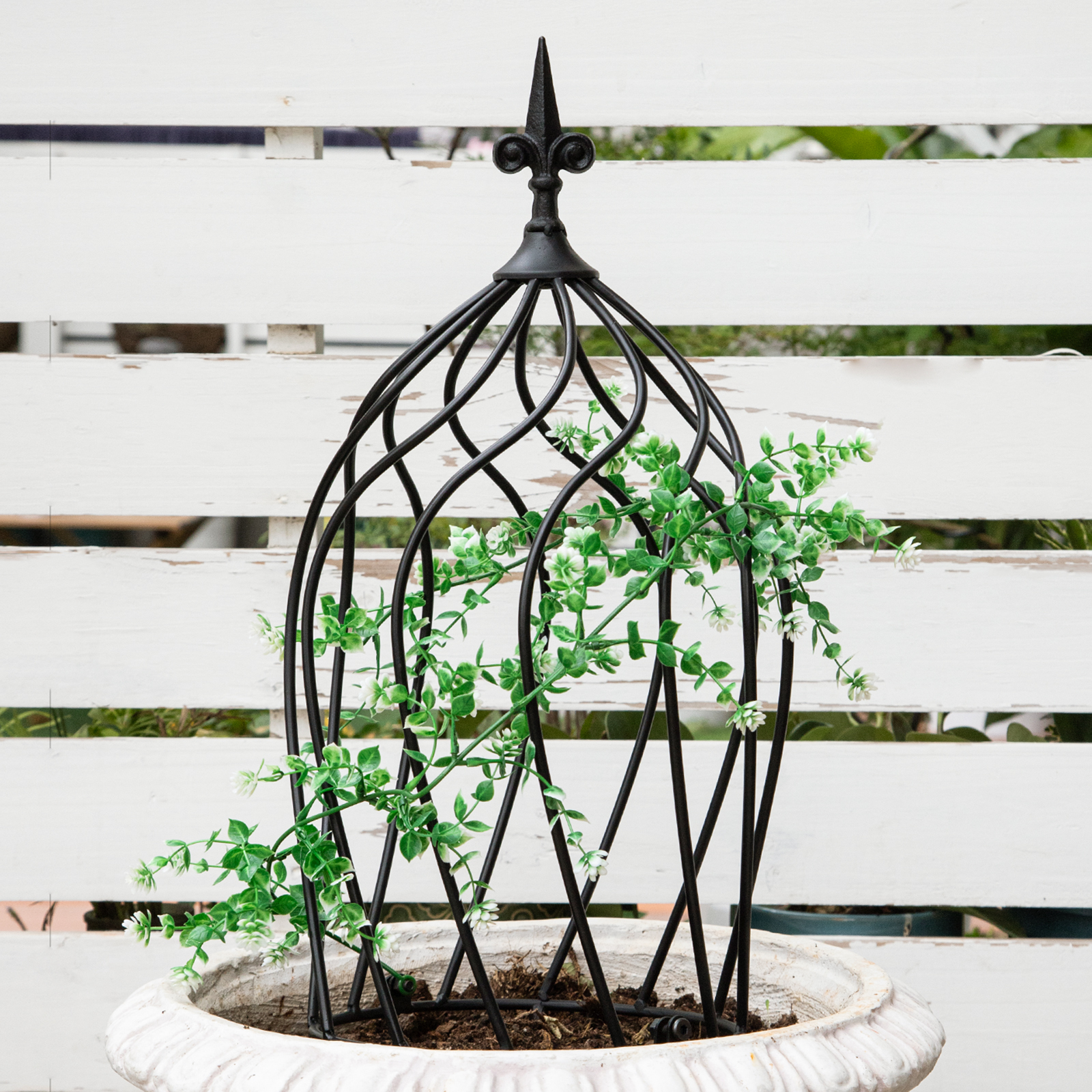 23in Metal Obelisk Trellis for Climbing Plants & Vines