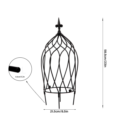 23in Metal Obelisk Trellis for Climbing Plants & Vines