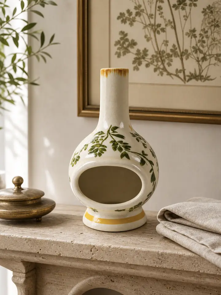 Botanical Ceramic Palo Santo Holder & Incense Burner styling idea 3