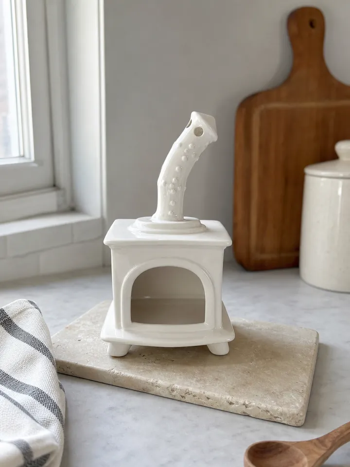Ceramic Fireplace Incense Holder for Palo Santo & Sage styling idea 3