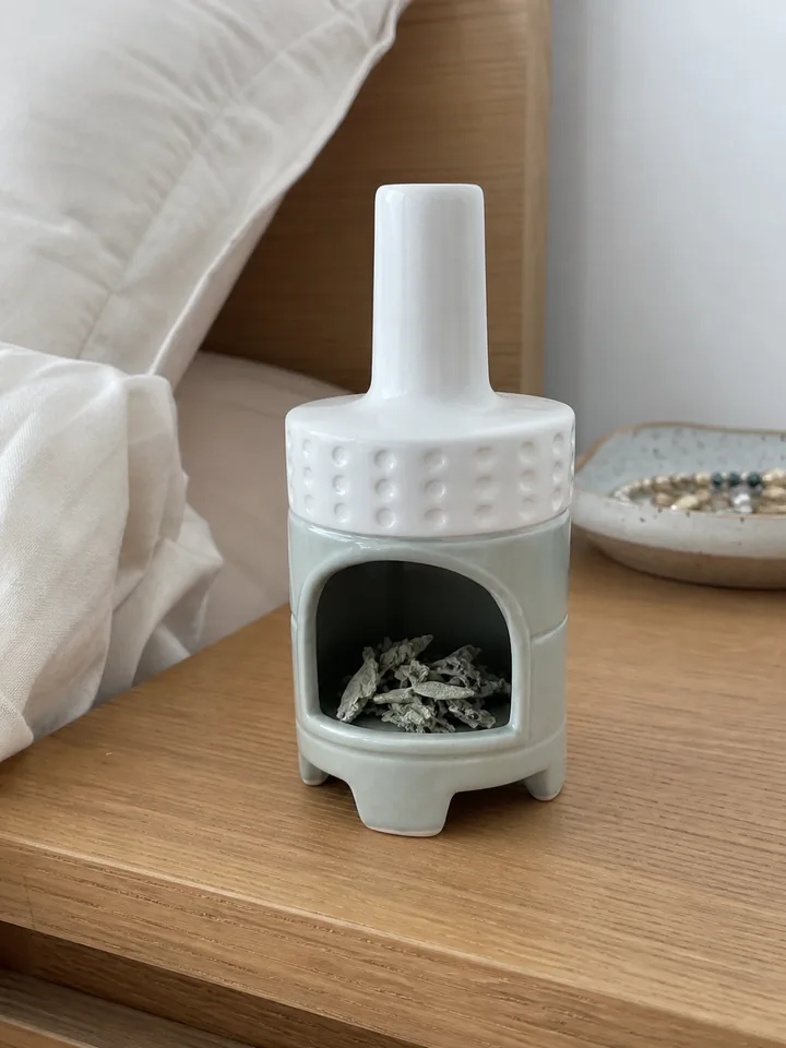 Ceramic Chimney Incense Burner for Palo Santo & Sage styling idea 3