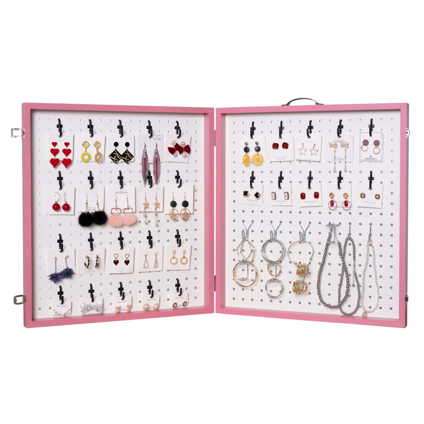 Portable Wood Earring Display for Vendor Events & Markets-MOUGIGI