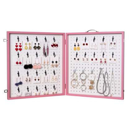 Portable Wood Earring Display for Vendor Events & Markets-MOUGIGI