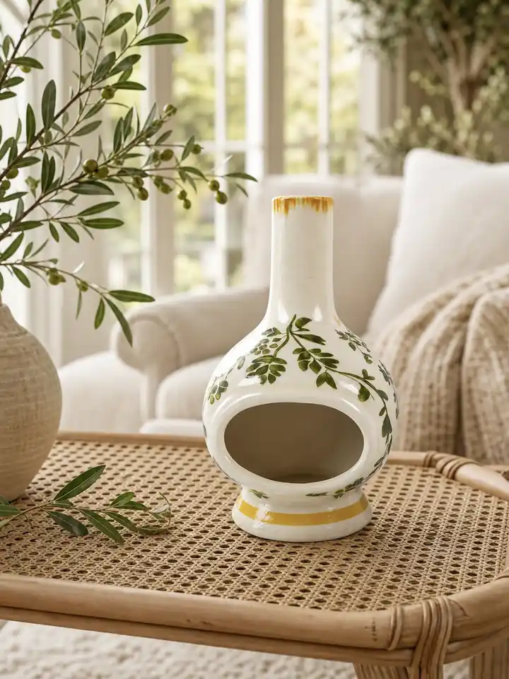 Botanical Ceramic Palo Santo Holder & Incense Burner styling idea 4
