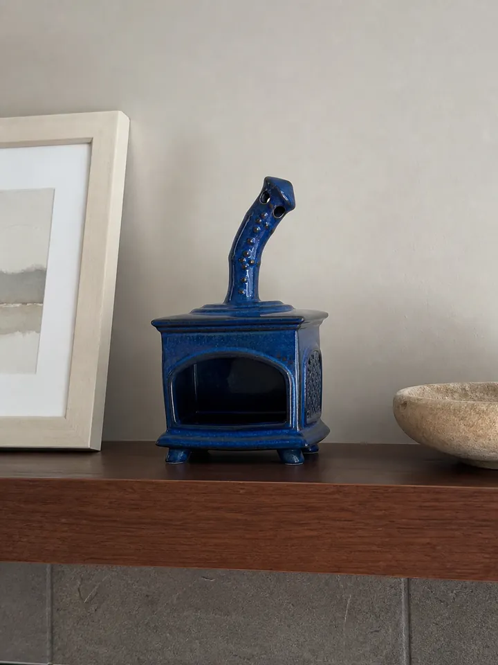 Ceramic Fireplace Incense Holder for Palo Santo & Sage styling idea 4