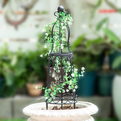 27.5in Wrought Iron Trellis for Pothos & Climbing Plants