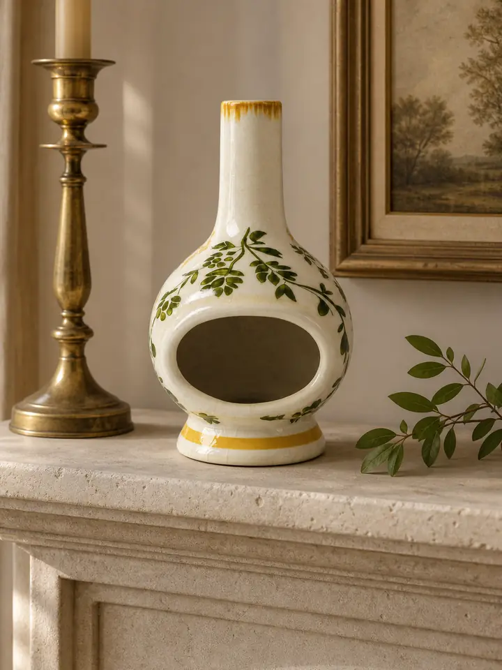 Botanical Ceramic Palo Santo Holder & Incense Burner styling idea 6