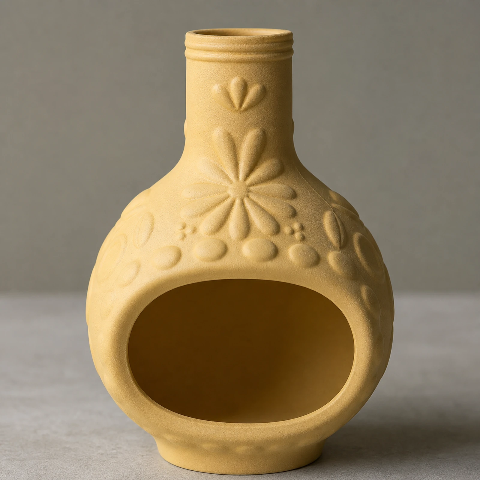 Yellow Jingdezhen ceramic Palo Santo holder image 6