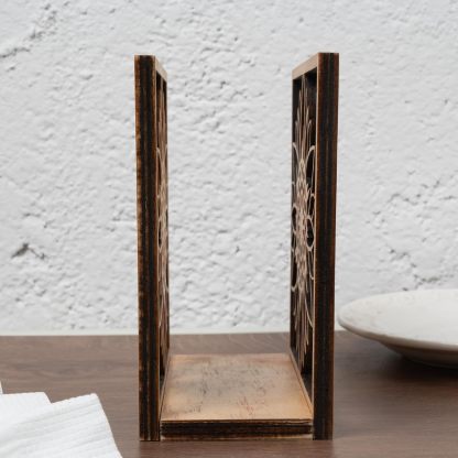 Sunflower Wood Napkin Holder - Farmhouse Kitchen Decor-MOUGIGI