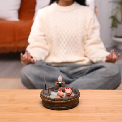 Capybara Backflow Incense Burner with Waterfall Effect-MOUGIGI