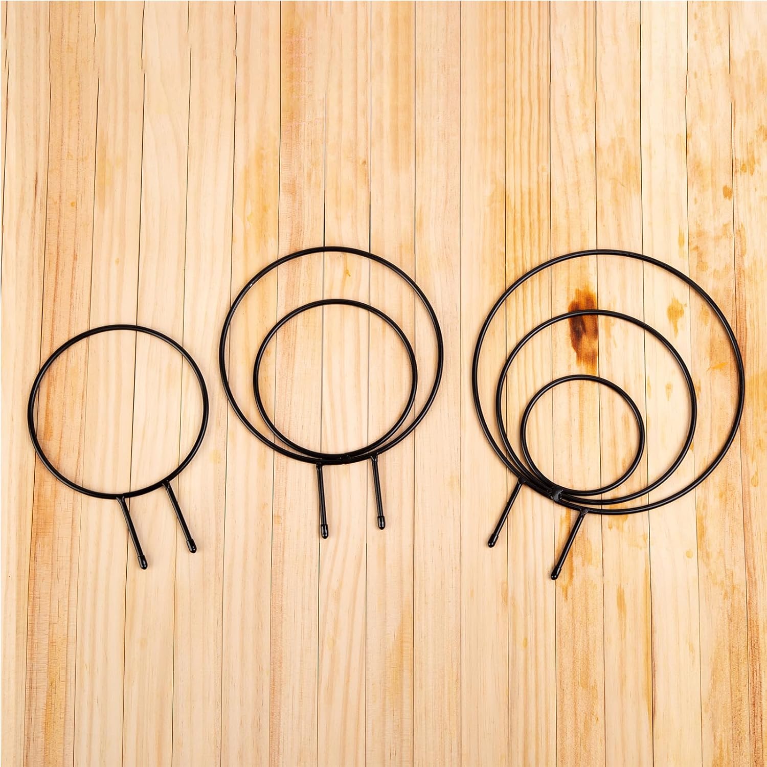 3-Size Round Plant Trellis Set for Climbing Plants-MOUGIGI