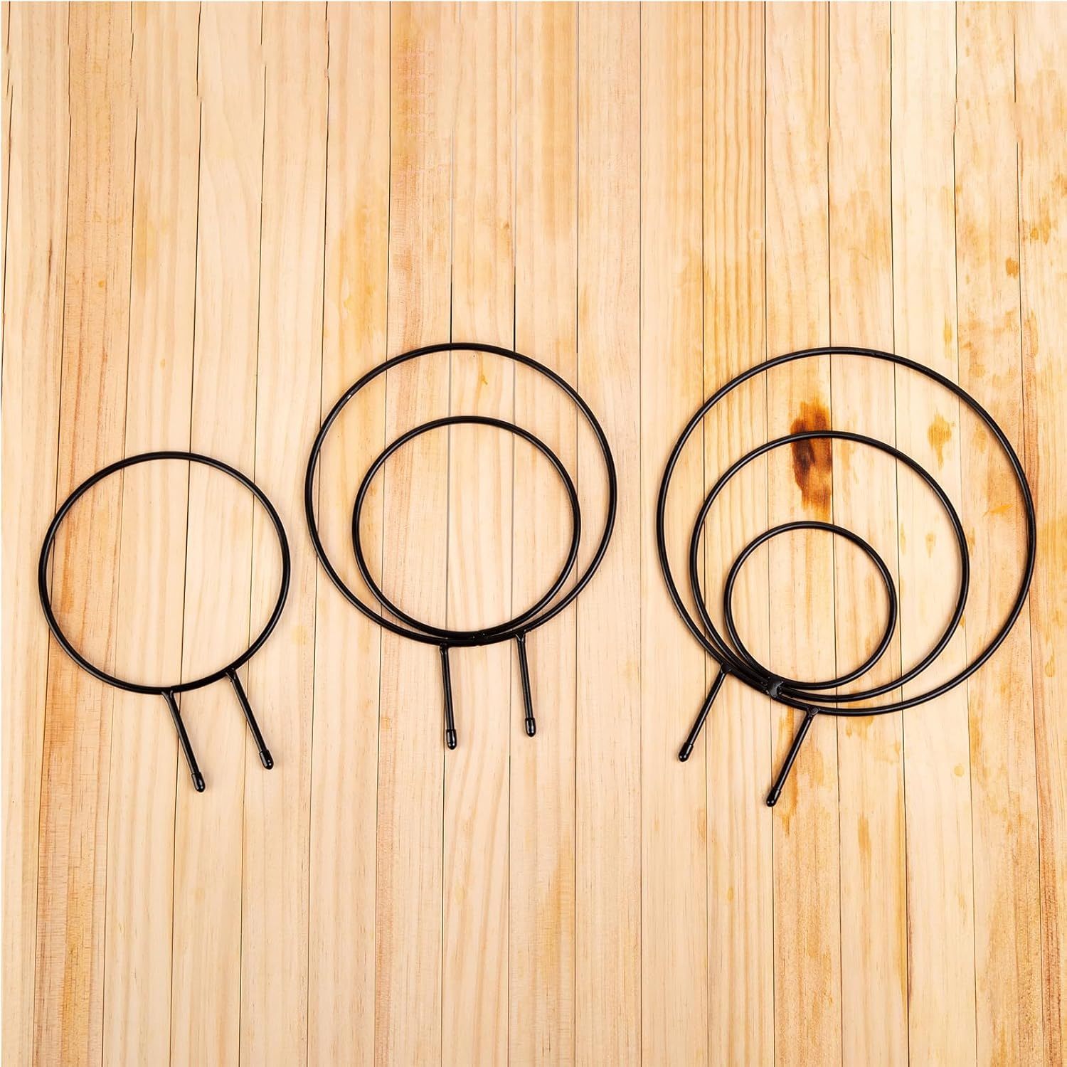 3-Size Round Plant Trellis Set for Climbing Plants-MOUGIGI