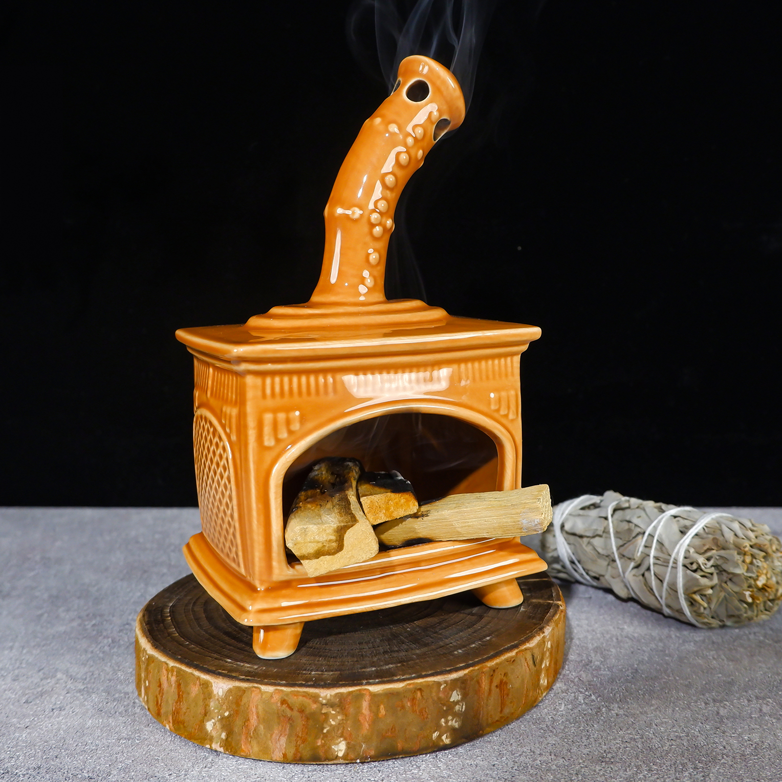 Fireplace Incense Holder for Palo Santo & Sage