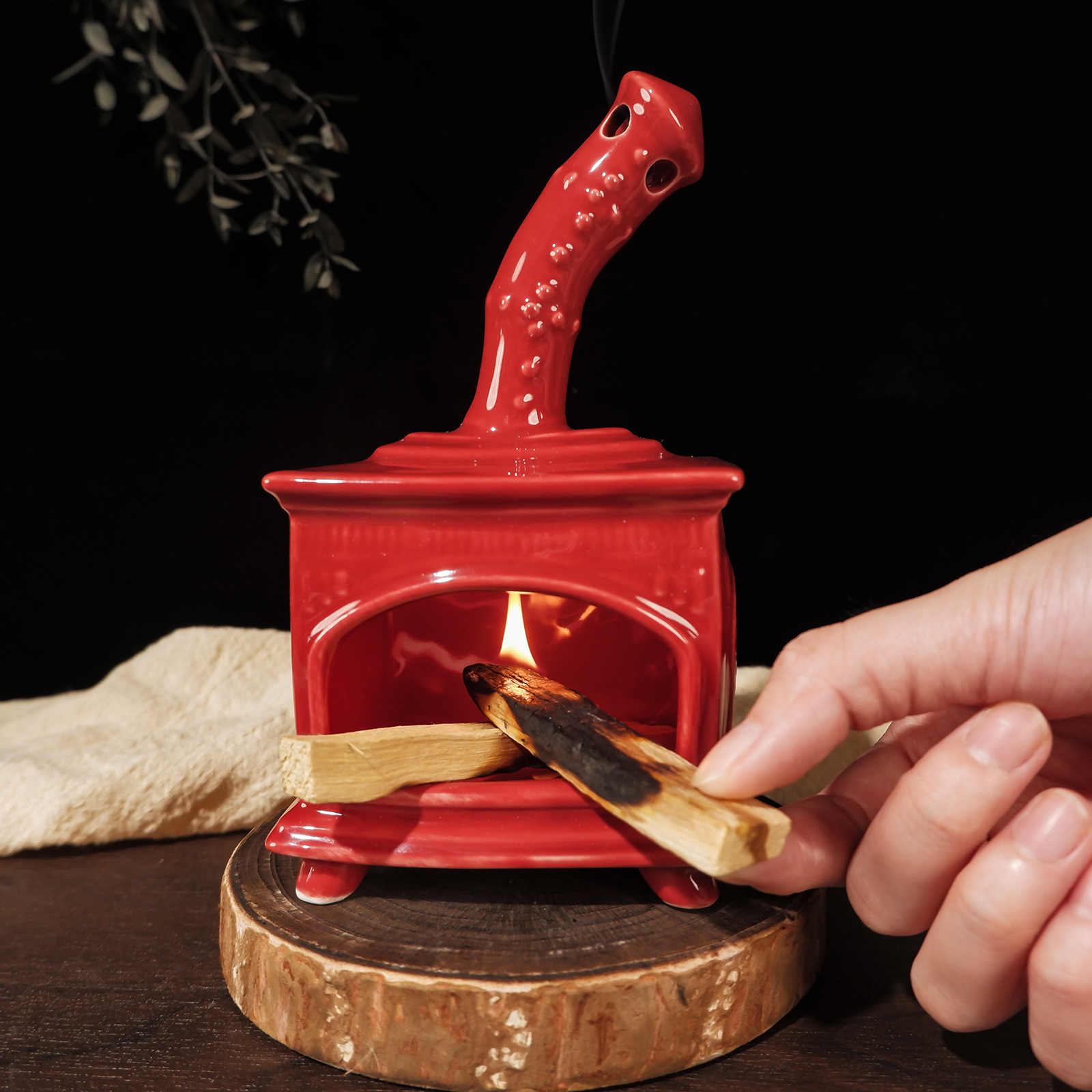 Fireplace Incense Holder for Palo Santo & Sage – MOUGIGI