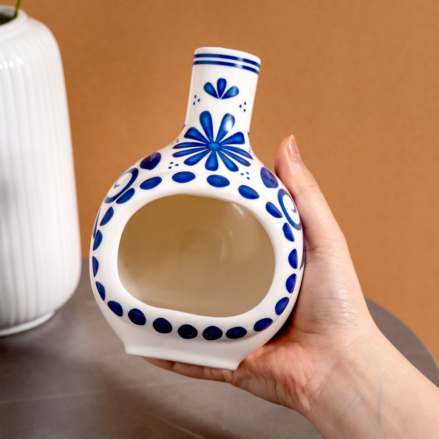 Handmade Ceramic Palo Santo Holder Burner | Mini Chimenea for Sage & Meditation Rituals