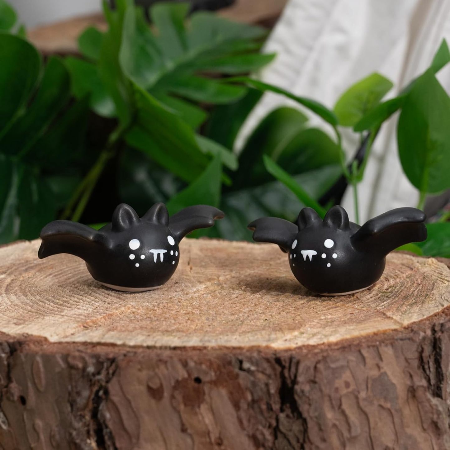 Ceramic Bat Incense Holders (2-Pack) - Halloween Home Decor-MOUGIGI