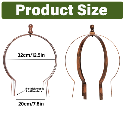 12.6x17.5in Bronze Trellis for Climbing Plants