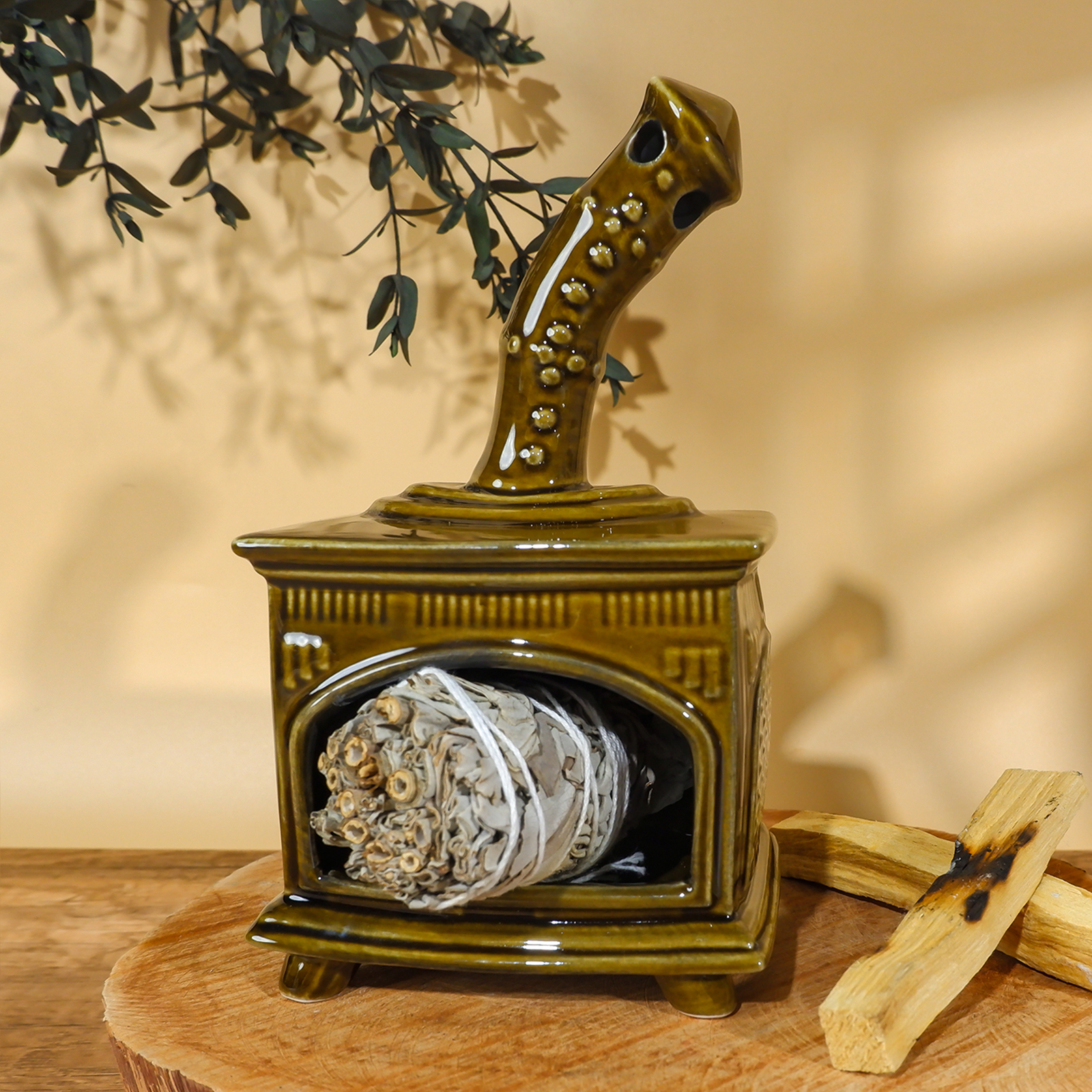 Fireplace Incense Holder for Palo Santo & Sage