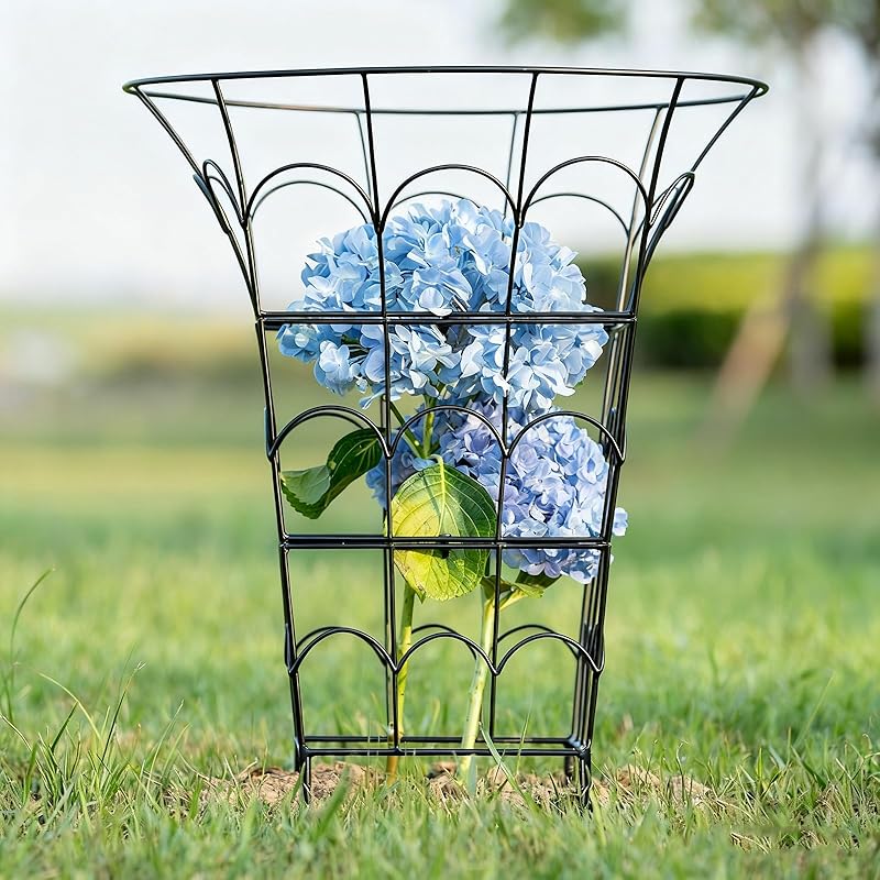 Large Peony Support Cage 18.9x23.6in - Heavy Duty Plant Ring-MOUGIGI