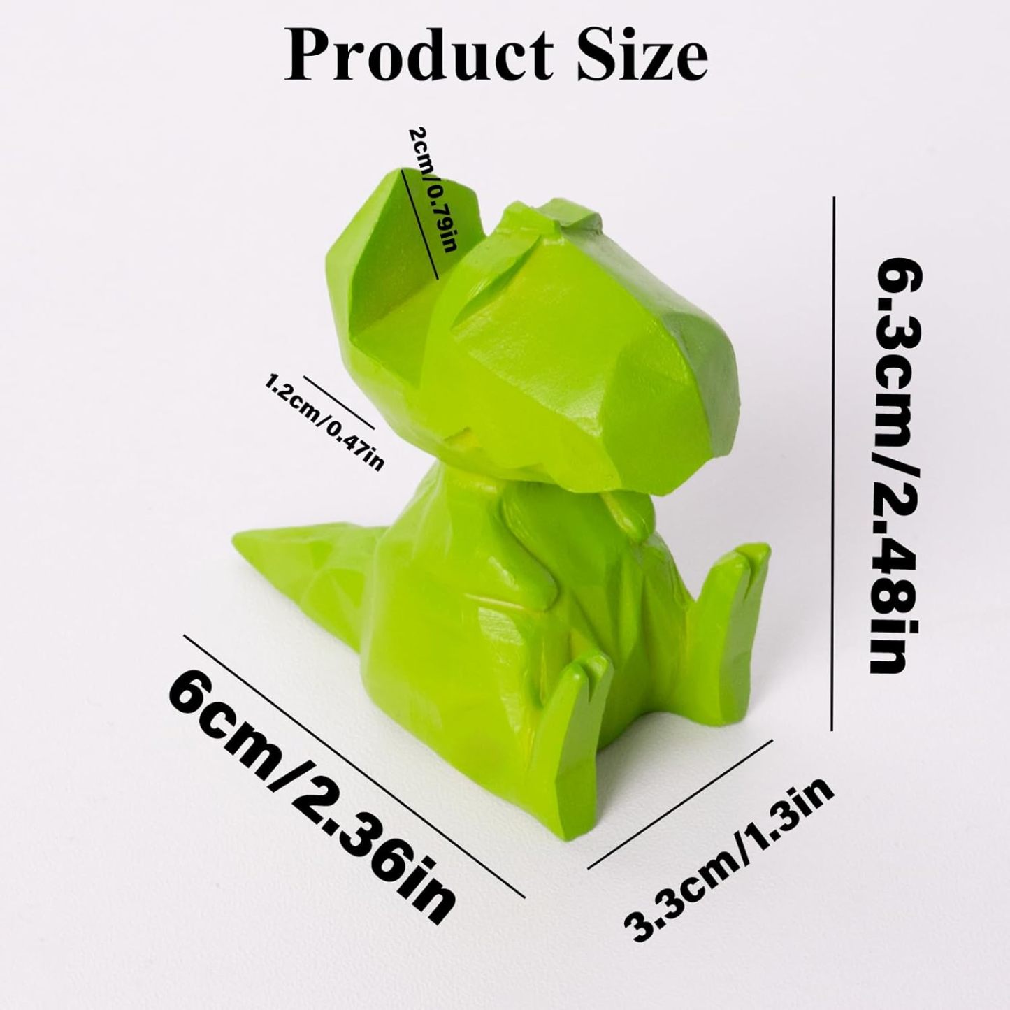 4-Pack Dinosaur Glasses Holders - Colorful Resin Eyewear Stand-MOUGIGI