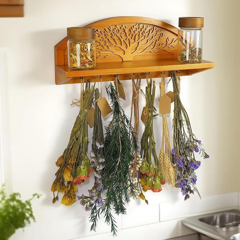 Tree of Life Herb Drying Rack - Holds 11 Bouquets-MOUGIGI