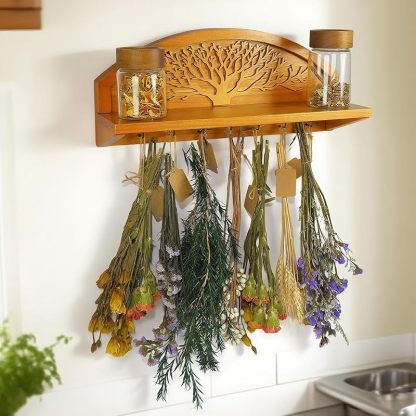 Tree of Life Herb Drying Rack - Holds 11 Bouquets-MOUGIGI