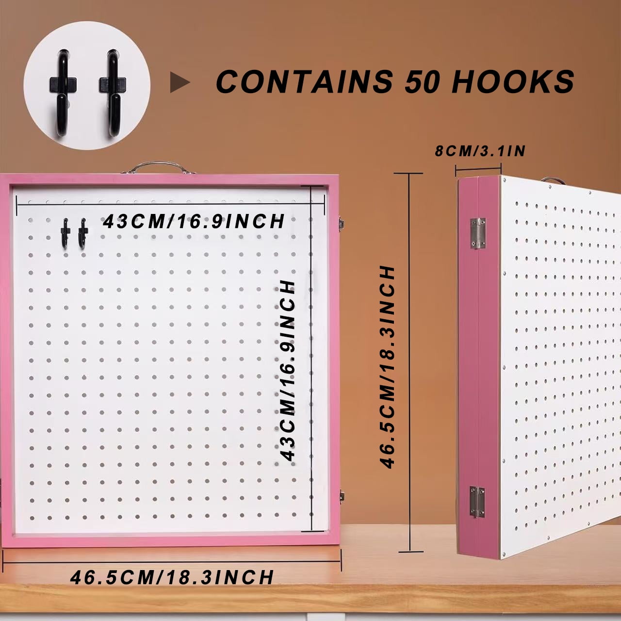 Portable Wood Earring Display for Vendor Events & Markets-MOUGIGI