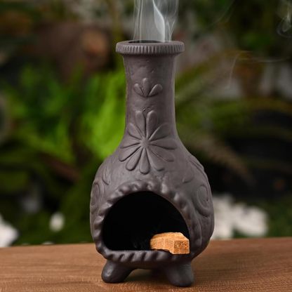 Floral Terracotta Palo Santo Holder-MOUGIGI