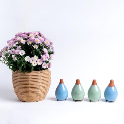 4-Pack Ceramic Self-Watering Spikes - 1-Week Plant Watering-MOUGIGI