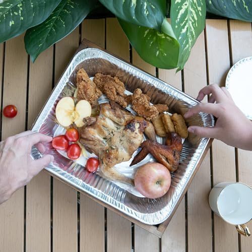 Handcrafted Wood 9x13 Pan Holder for Disposable Tins-MOUGIGI