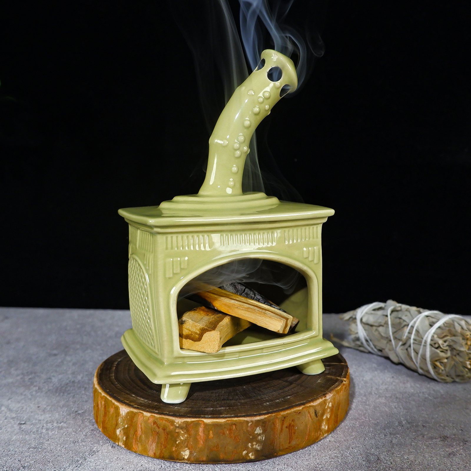 Fireplace Incense Holder for Palo Santo & Sage