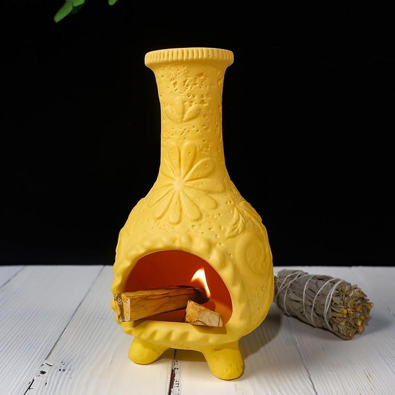 Floral Terracotta Palo Santo Holder-MOUGIGI
