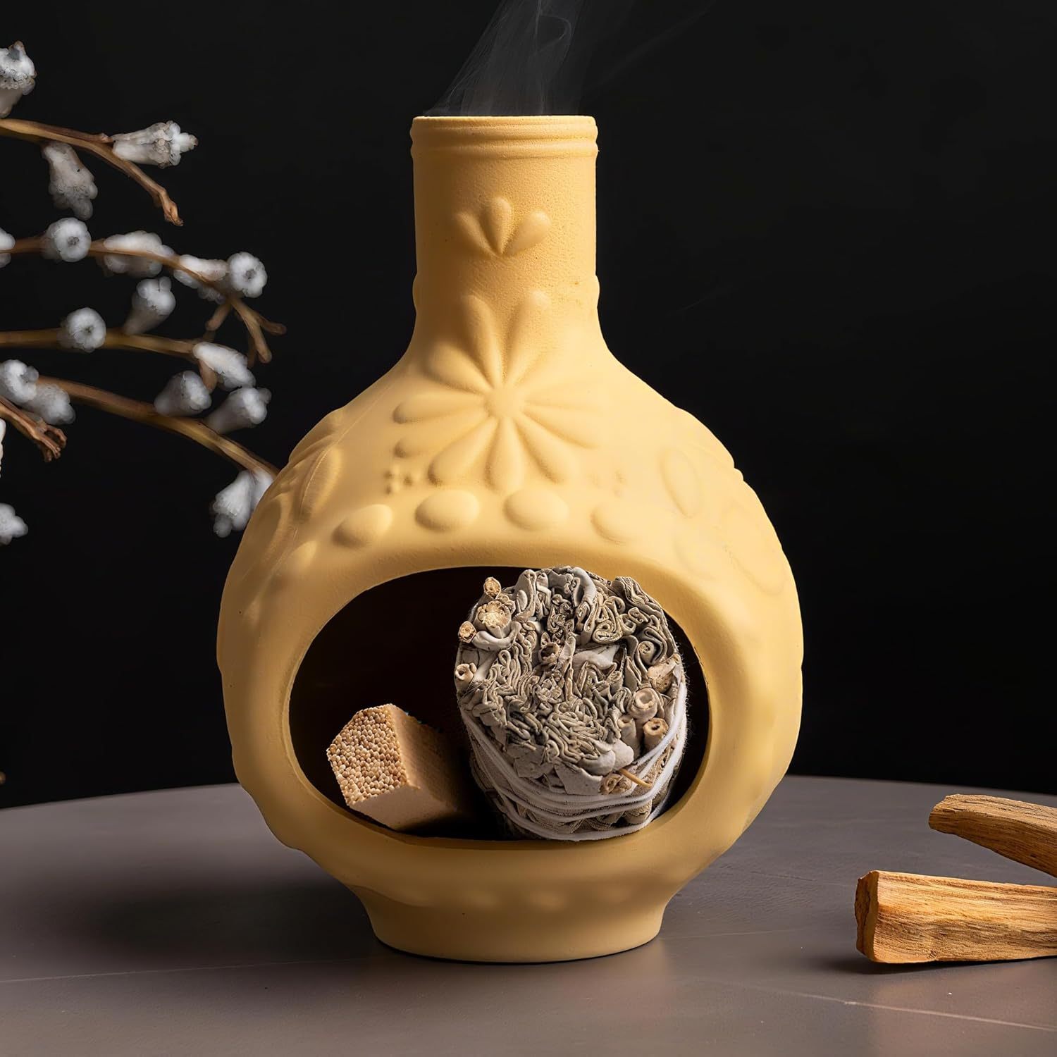 Jingdezhen Ceramic Palo Santo Holder