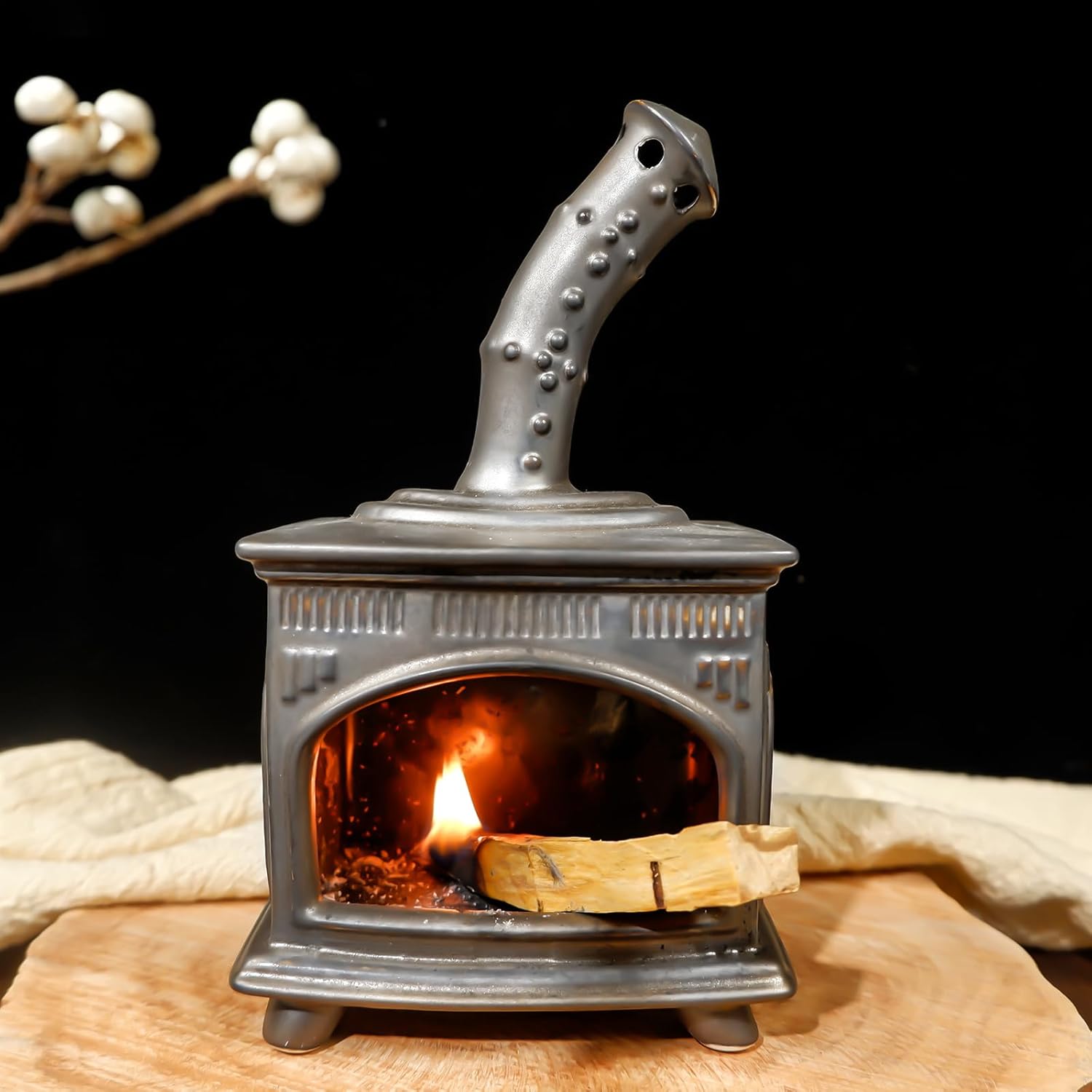 Fireplace Incense Holder for Palo Santo & Sage-MOUGIGI