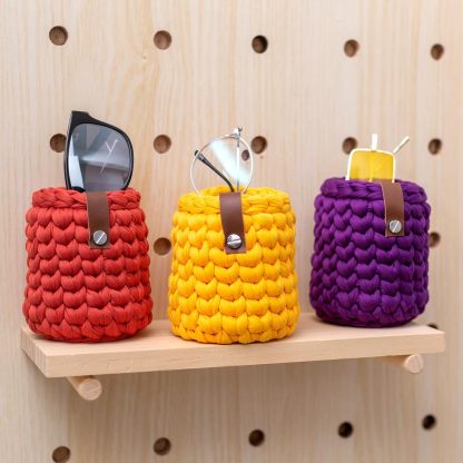 Handmade Cotton Eyeglass Stand - Space Saving Desk Organizer-MOUGIGI