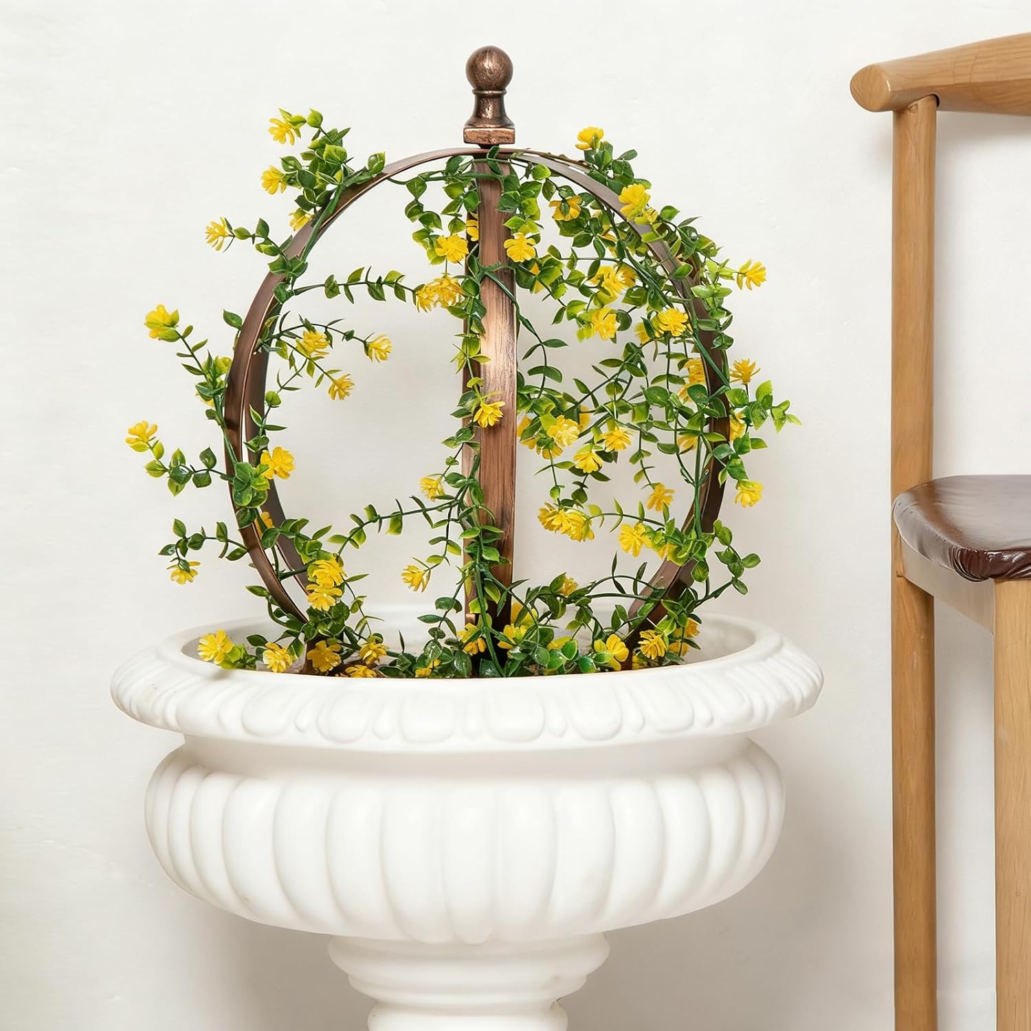 12.6x17.5in Bronze Trellis for Climbing Plants-MOUGIGI