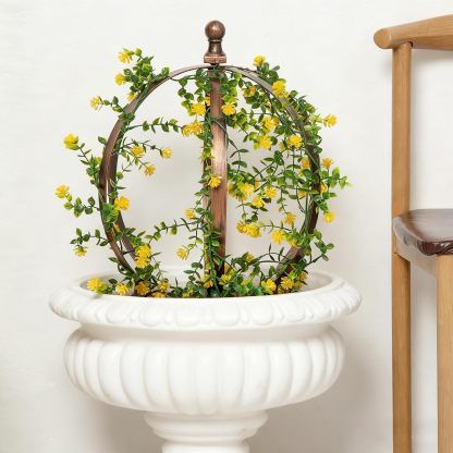 12.6x17.5in Bronze Trellis for Climbing Plants-MOUGIGI