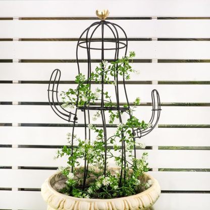 12x8.1in Metal Obelisk Trellis - Patented Climbing Plant Support-MOUGIGI