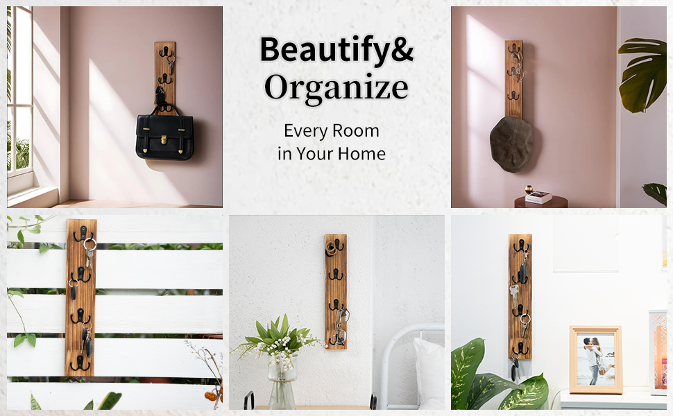  Vertical key holder for wall