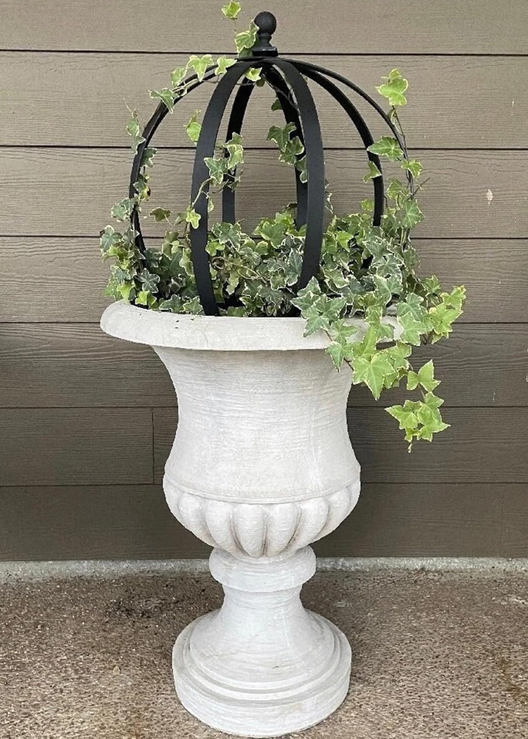 18x22in Round Metal Trellis for Climbing Plants-MOUGIGI