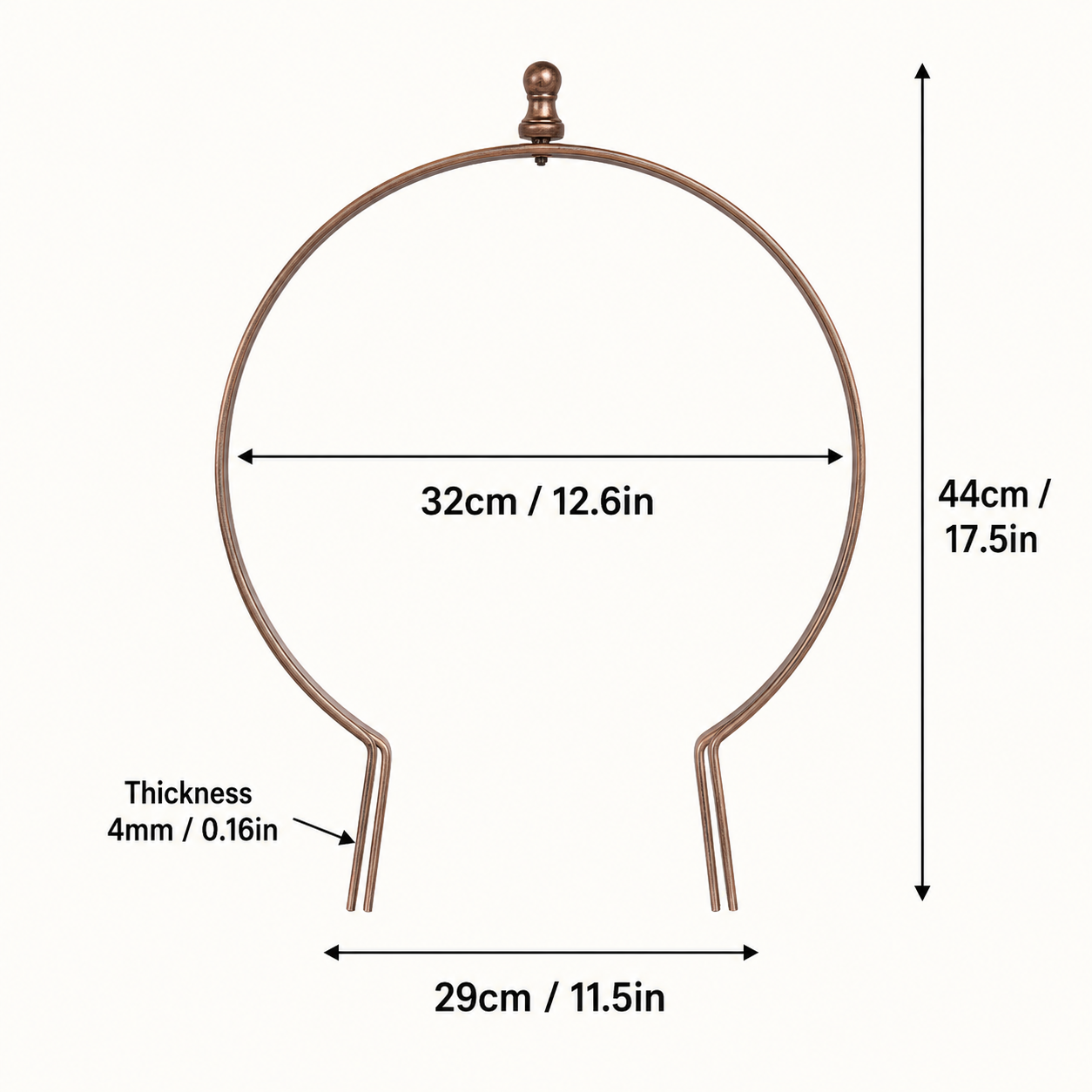 Metal Garden Orb Trellis for Potted Climbing Plants